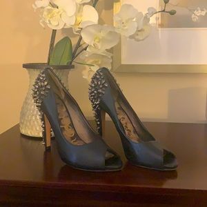 Sam Edelman Peep-Toe studded Heels